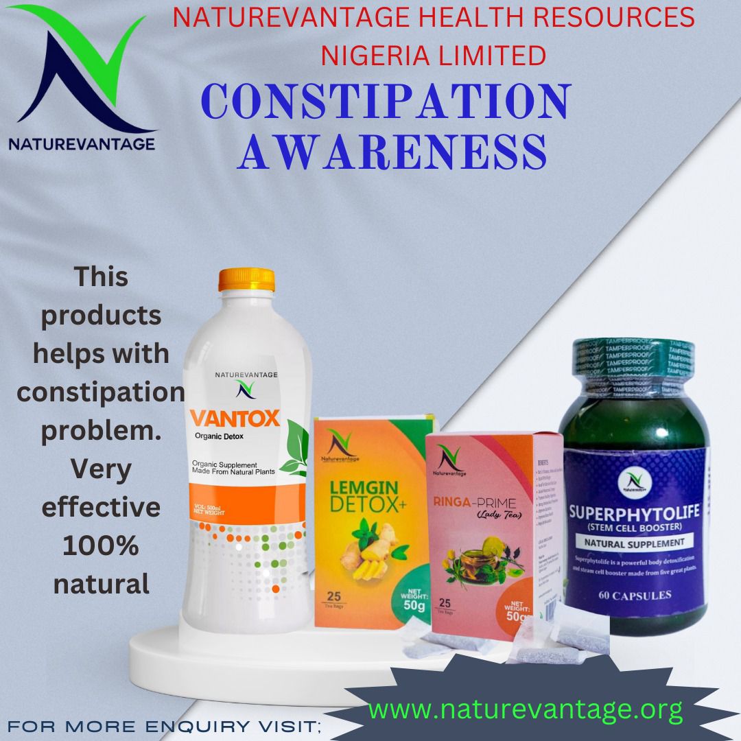 IMAGES OF NATUREVANTAGE'S PRODUCT FOR CONSTIPATION TREATMENT